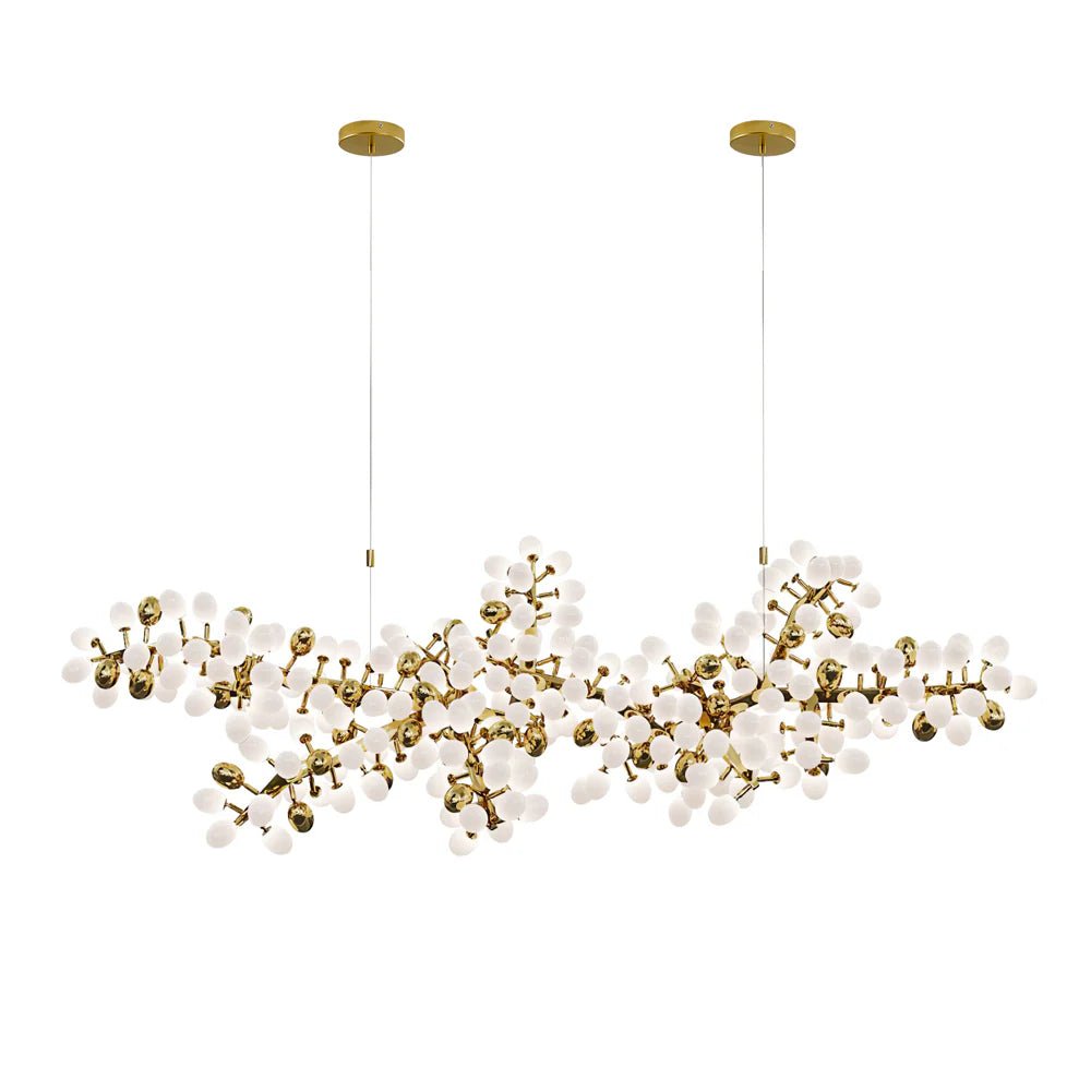Selene Droplet Chandelier - Elegant Crystal Design with Adjustable Hei