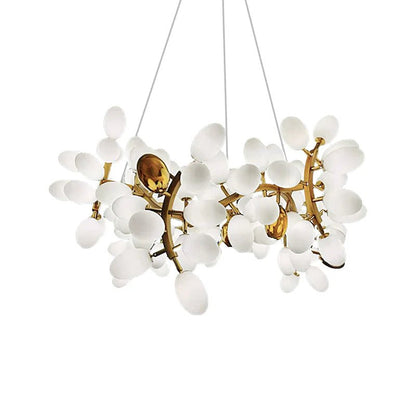 Selene Droplet Chandelier - Elegant Crystal Design with Adjustable Hei
