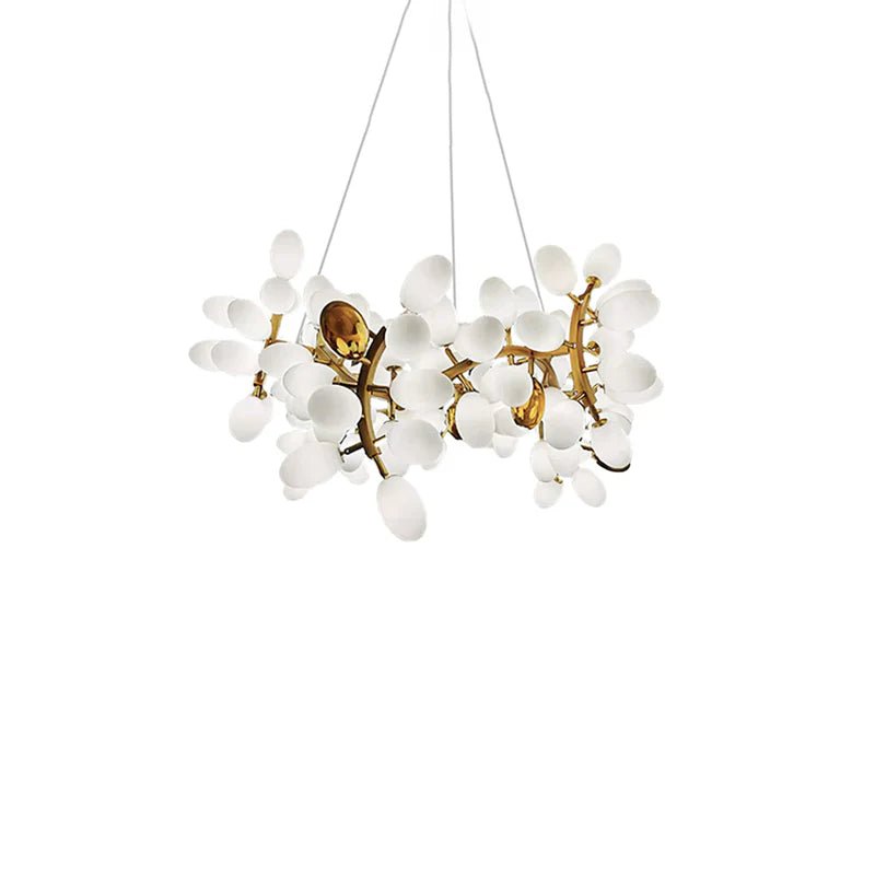 Selene Droplet Chandelier - Elegant Crystal Design with Adjustable Hei