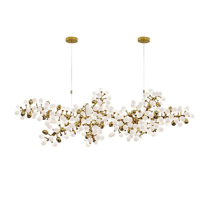 Selene Droplet Chandelier - Elegant Crystal Design with Adjustable Hei