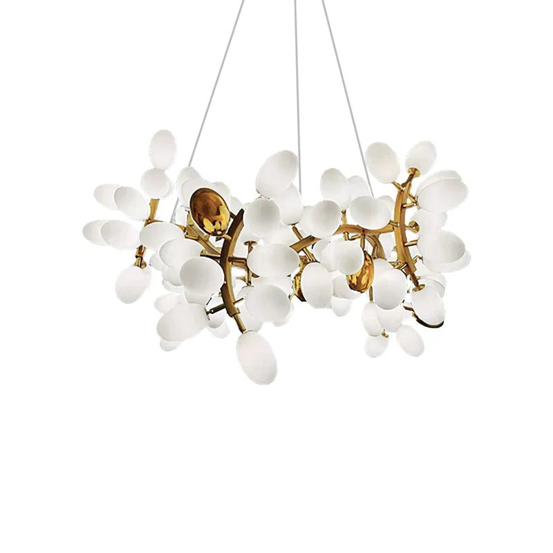 Selene Droplet Chandelier - Elegant Crystal Design with Adjustable Hei