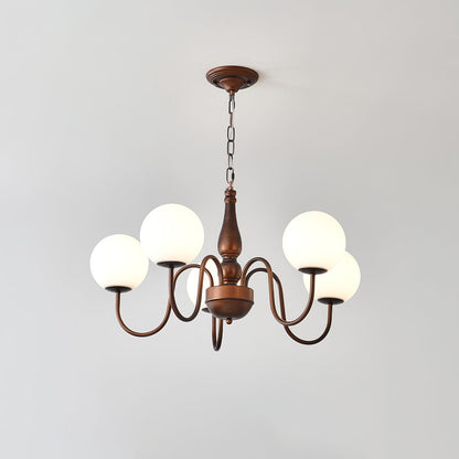 Grove Balls Chandelier - Elegant Lighting with Adjustable Height & LED