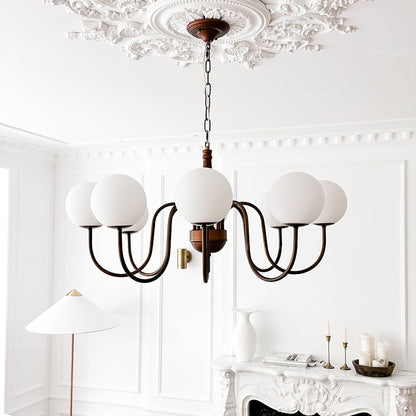 Grove Balls Chandelier - Elegant Lighting with Adjustable Height & LED