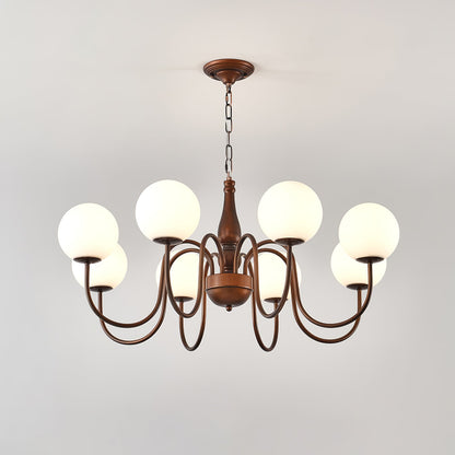Grove Balls Chandelier - Elegant Lighting with Adjustable Height & LED