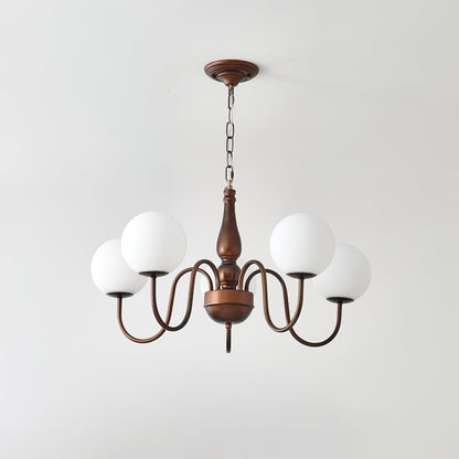 Grove Balls Chandelier - Elegant Lighting with Adjustable Height & LED