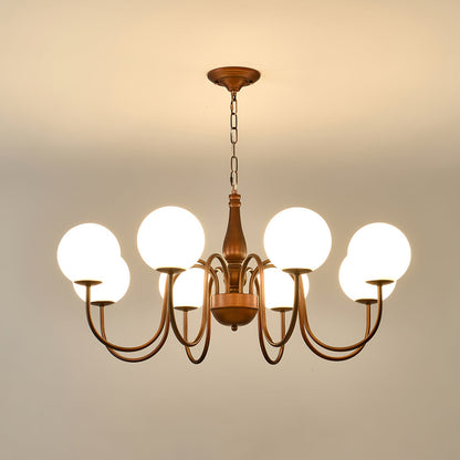 Grove Balls Chandelier - Elegant Lighting with Adjustable Height & LED