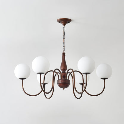 Grove Balls Chandelier - Elegant Lighting with Adjustable Height & LED