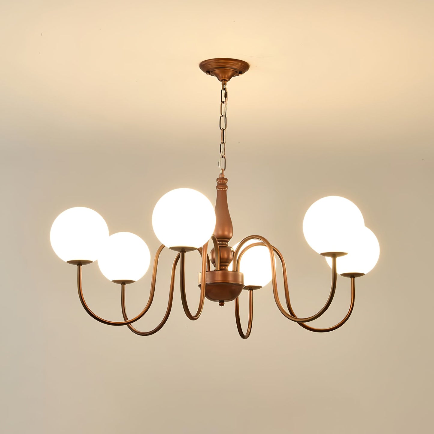 Grove Balls Chandelier - Elegant Lighting with Adjustable Height & LED