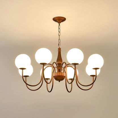 Grove Balls Chandelier - Elegant Lighting with Adjustable Height & LED