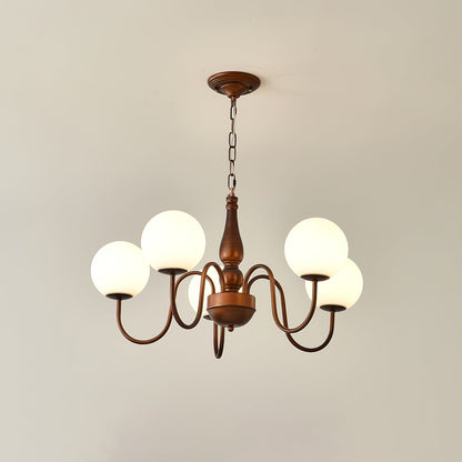 Grove Balls Chandelier - Elegant Lighting with Adjustable Height & LED