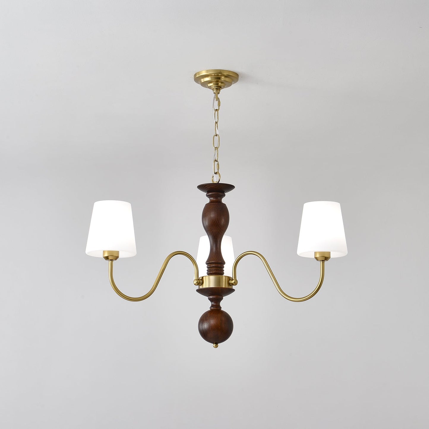 Grove Haven Chandelier - Elegant Design with Adjustable Height & LED B