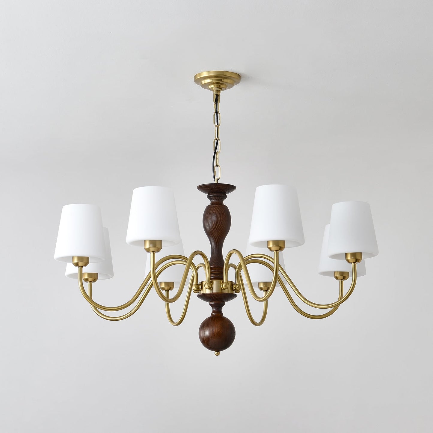 Grove Haven Chandelier - Elegant Design with Adjustable Height & LED B