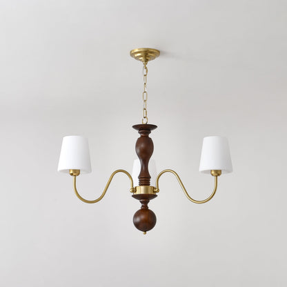 Grove Haven Chandelier - Elegant Design with Adjustable Height & LED B