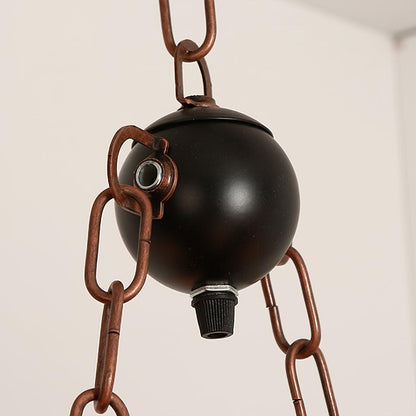 Guitar Pendant Light - Adjustable Height, Vintage Design, Warm Glow