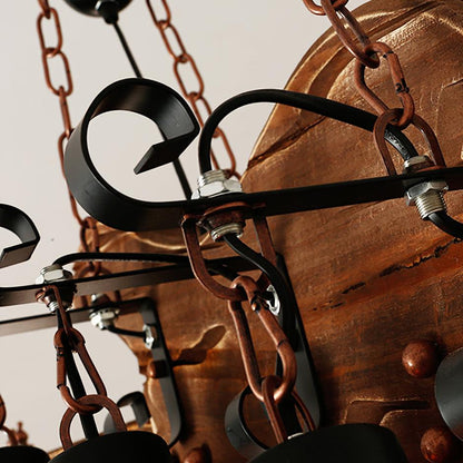 Guitar Pendant Light - Adjustable Height, Vintage Design, Warm Glow