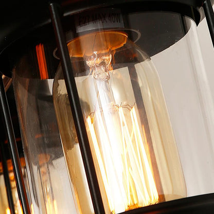 Guitar Pendant Light - Adjustable Height, Vintage Design, Warm Glow