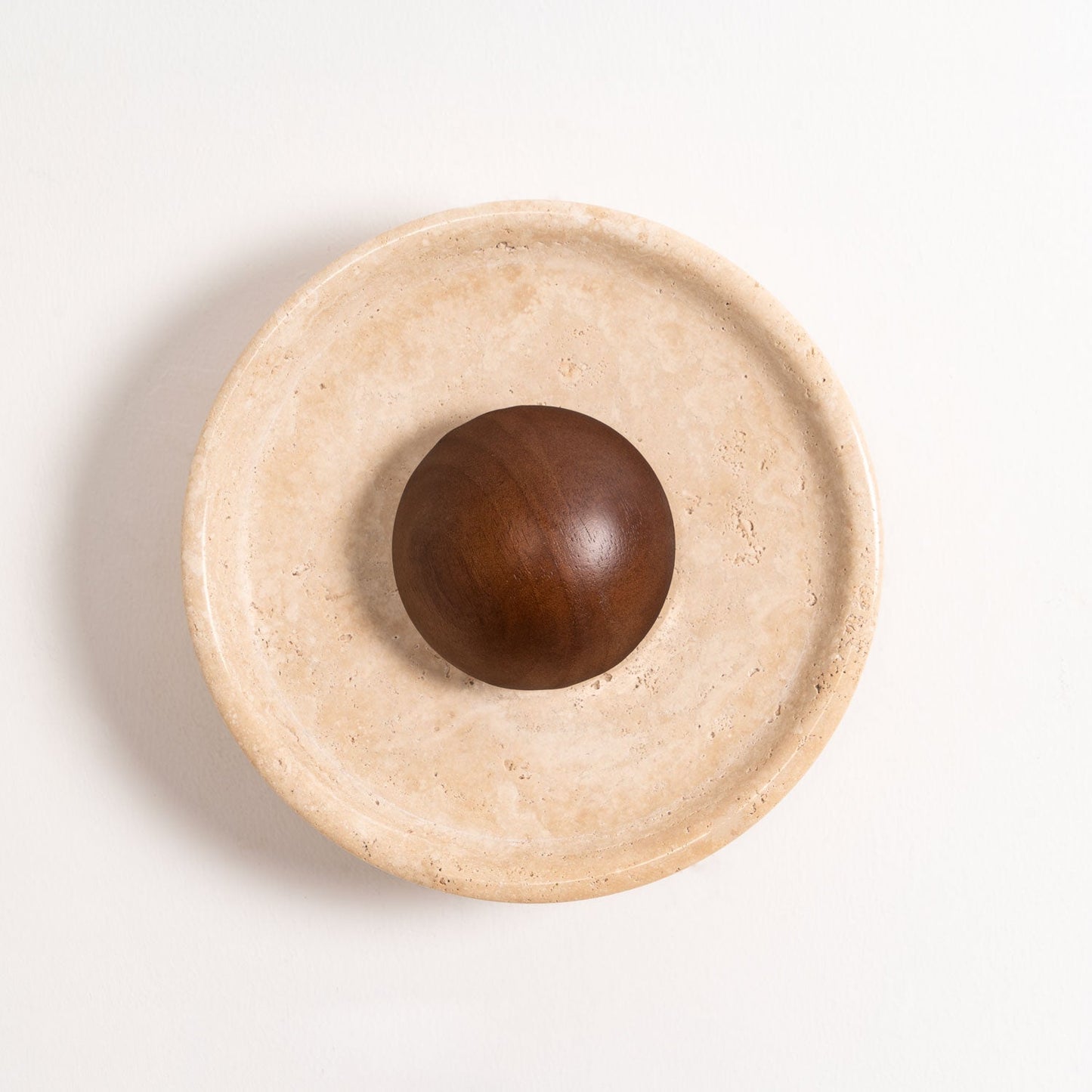 Halo Travertine Wall Light - Energy Efficient, Modern Design, Soft Glo