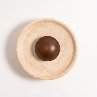 Halo Travertine Wall Light - Energy Efficient, Modern Design, Soft Glo