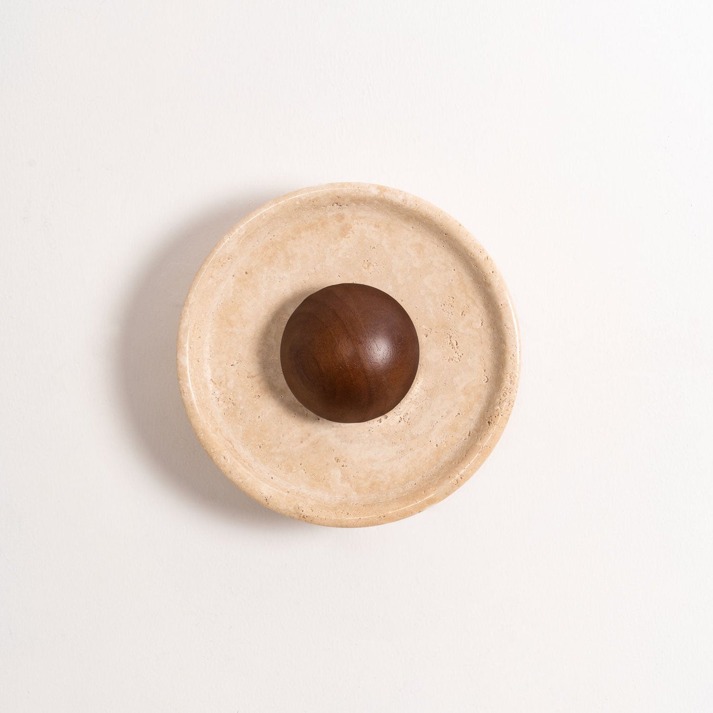 Halo Travertine Wall Light - Energy Efficient, Modern Design, Soft Glo