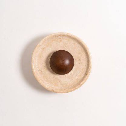 Halo Travertine Wall Light - Energy Efficient, Modern Design, Soft Glo