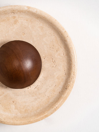 Halo Travertine Wall Light - Energy Efficient, Modern Design, Soft Glo