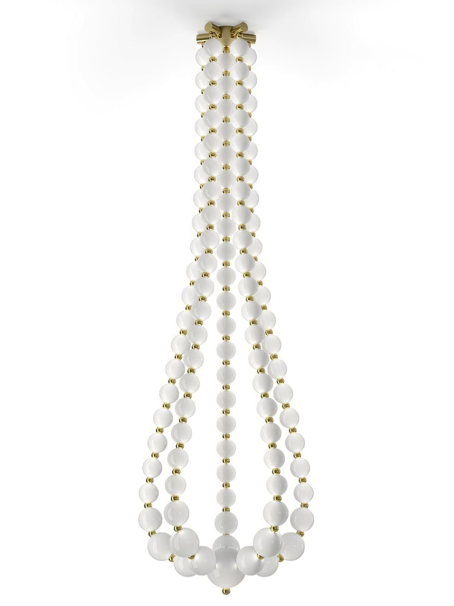 Halti Acrylic Chandelier Necklace - Elegant Design, Lightweight & Dura