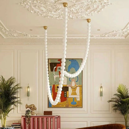 Halti Acrylic Chandelier Necklace - Elegant Design, Lightweight & Dura