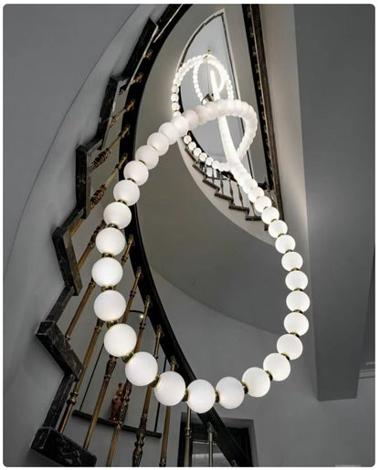 Halti Acrylic Chandelier Necklace - Elegant Design, Lightweight & Dura
