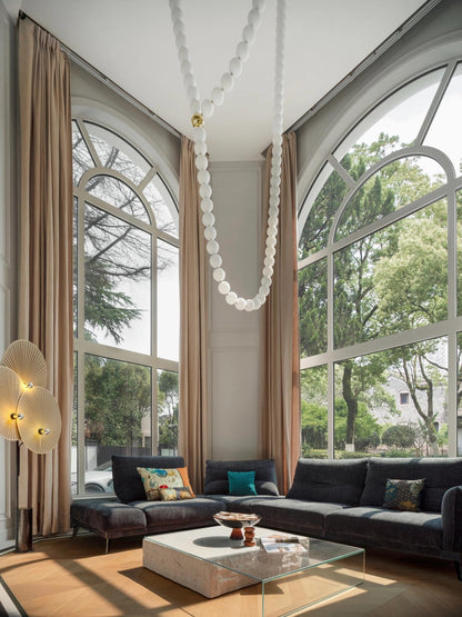 Halti Acrylic Chandelier Necklace - Elegant Design, Lightweight & Dura