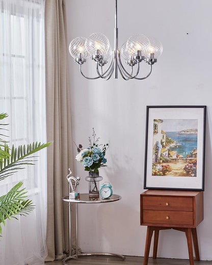 Hamilton Chandelier - Elegant Lighting Fixture with Adjustable Height