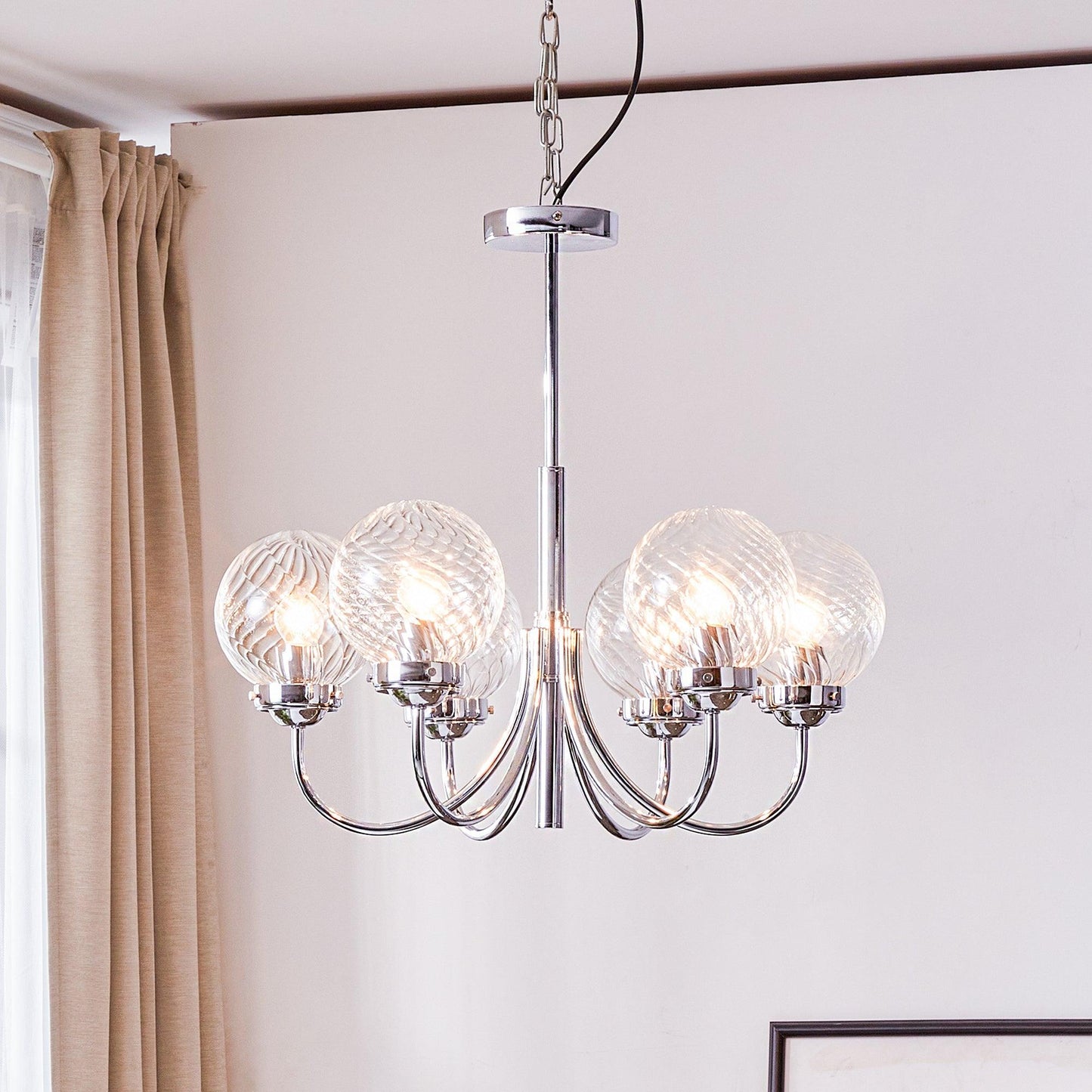Hamilton Chandelier - Elegant Lighting Fixture with Adjustable Height