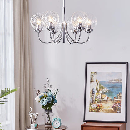 Hamilton Chandelier - Elegant Lighting Fixture with Adjustable Height