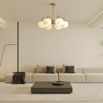 Elegant Crystal Chandelier - Dimmable Lighting, Easy Installation