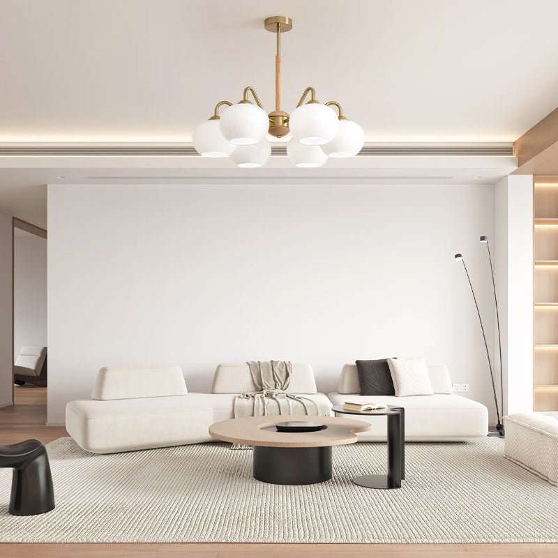Elegant Crystal Chandelier - Dimmable Lighting, Easy Installation