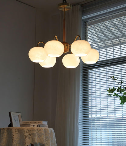 Elegant Crystal Chandelier - Dimmable Lighting, Easy Installation