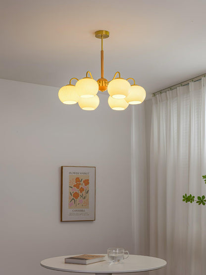 Elegant Crystal Chandelier - Dimmable Lighting, Easy Installation
