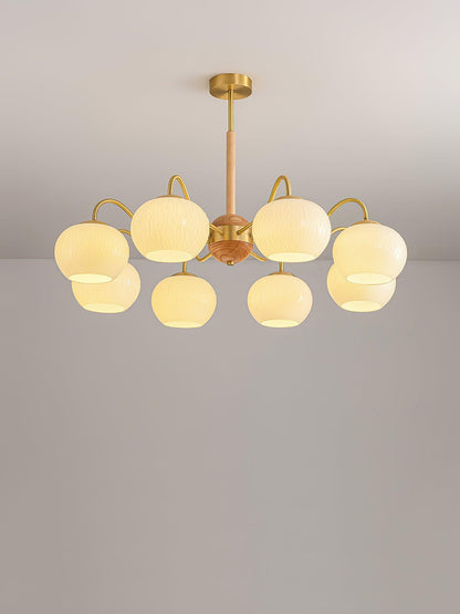 Elegant Crystal Chandelier - Dimmable Lighting, Easy Installation