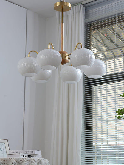 Elegant Crystal Chandelier - Dimmable Lighting, Easy Installation