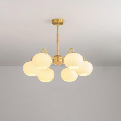 Elegant Crystal Chandelier - Dimmable Lighting, Easy Installation