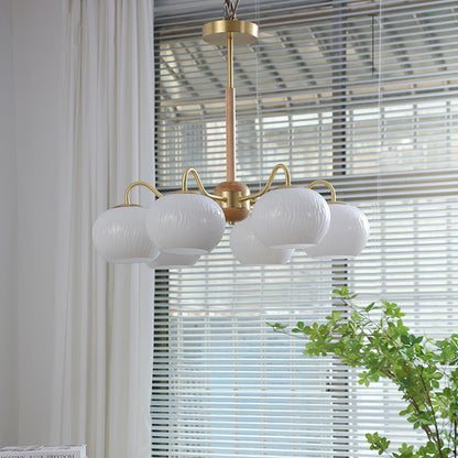 Elegant Crystal Chandelier - Dimmable Lighting, Easy Installation