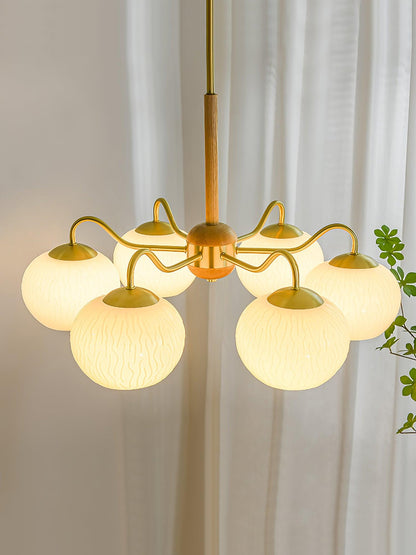 Elegant Crystal Chandelier - Dimmable Lighting, Easy Installation