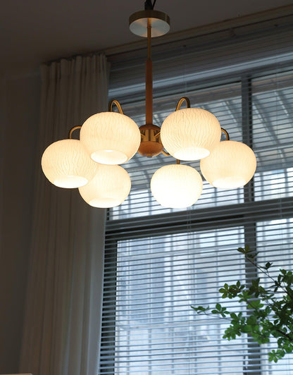 Elegant Crystal Chandelier - Dimmable Lighting, Easy Installation