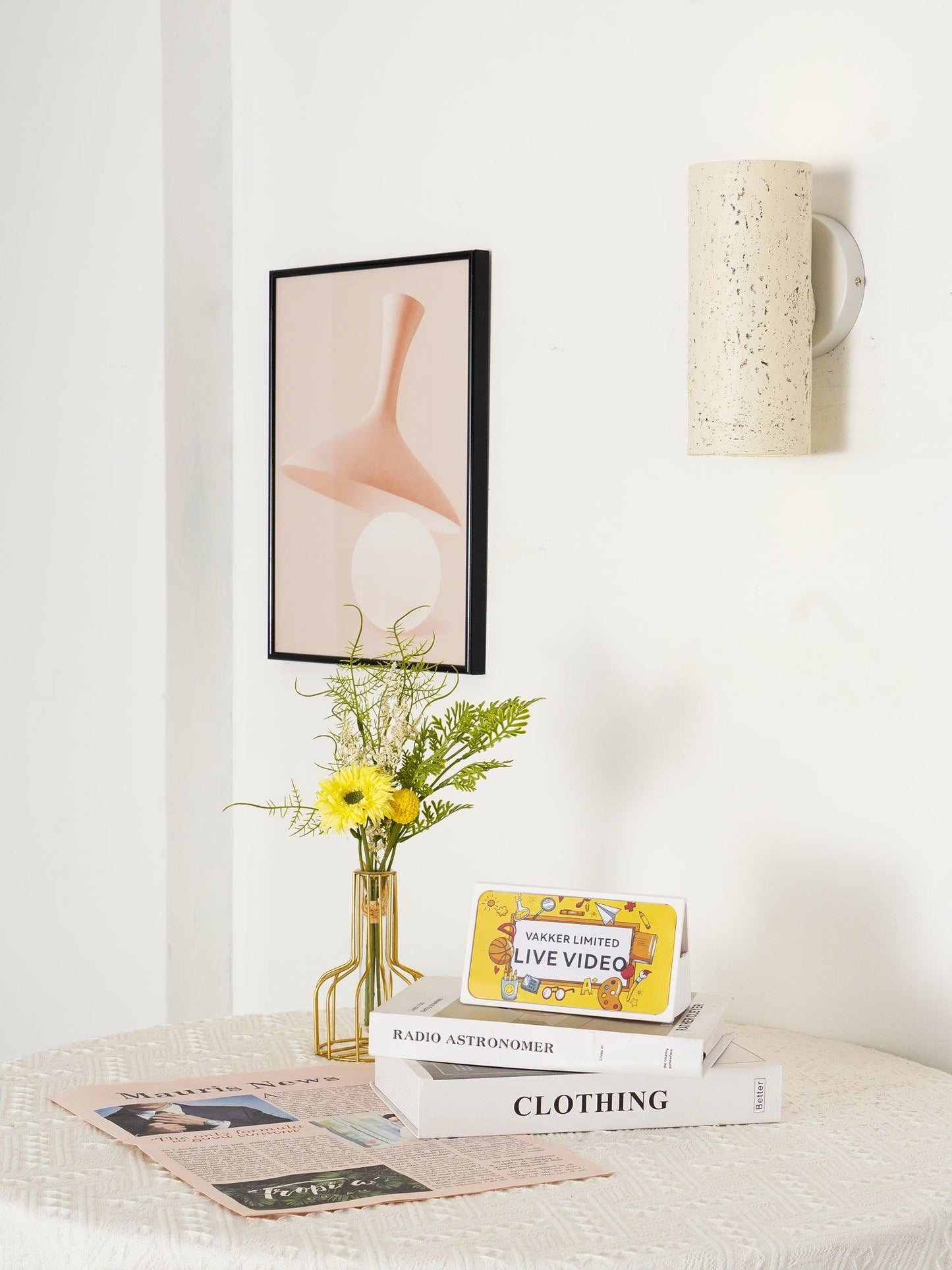 Hans Wall Lamp - Adjustable Arm, Energy-Efficient LED Lighting