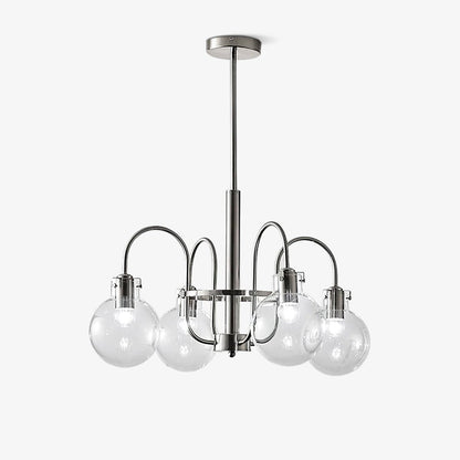 Elegant Hansford Chandelier with Adjustable Arms and Crystal Accents