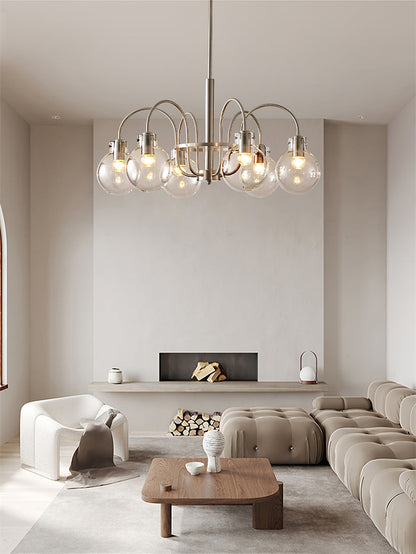 Elegant Hansford Chandelier with Adjustable Arms and Crystal Accents