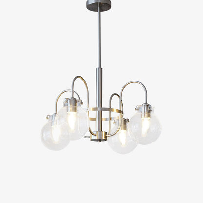 Elegant Hansford Chandelier with Adjustable Arms and Crystal Accents