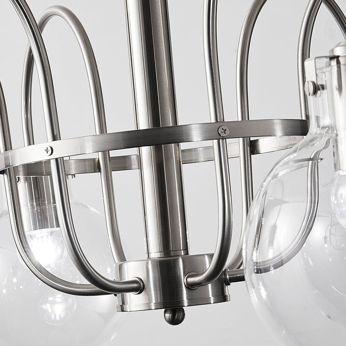 Elegant Hansford Chandelier with Adjustable Arms and Crystal Accents