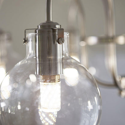 Elegant Hansford Chandelier with Adjustable Arms and Crystal Accents