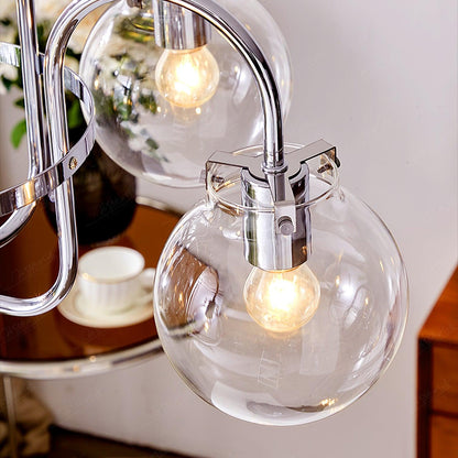 Elegant Hansford Chandelier with Adjustable Arms and Crystal Accents