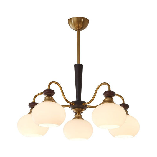 Harmonia Sphere Chandelier - Elegant Design with Adjustable Height & L
